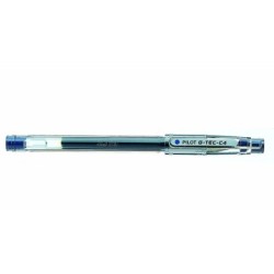 Bolígrafo de gel Pilot G-TEC C4 Azul 0,2 mm (12 Unidades)