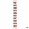 Tiras de Números para Rifa 1-2000 (30 unidades)