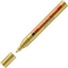 Rotulador permanente Edding 750 Dorado 10 Unidades 2-4 mm (10 Unidades)