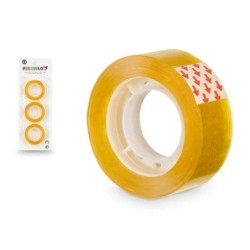 Cinta Adhesiva Pincello 618 Amarillo Set 3 Piezas (48 Unidades)