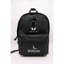 Mochila Escolar Wednesday Wednesday Addams Negro 43 x 31 x 13,5 cm