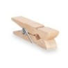 Pinzas Pincello 400 Marrón Madera Mediano (24 Unidades)