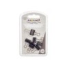 Pinzas Pincello 390 Negro Metal Clip Pequeño (24 Unidades)