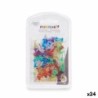 Chinchetas Pincello 393 Multicolor Metal Plástico (24 Unidades)