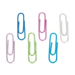 Clips Pincello 384 Multicolor Metal Pequeño (24 Unidades)