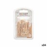 Pinzas Pincello 399 Marrón Madera Pequeño (24 Unidades)