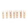 Pinzas Pincello 399 Marrón Madera Pequeño (24 Unidades)