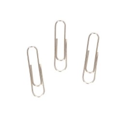 Clips Pincello 382 Plateado Metal Mediano (24 Unidades)