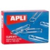 Clips Apli N 3 Níquel 40 mm (10 Unidades)