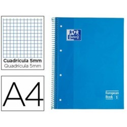 Cuaderno Oxford Classic Turquesa A4 80 Hojas (5 Unidades)