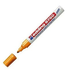 Rotulador permanente Edding 8750 Amarillo (10 Unidades)