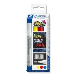Rotuladores de tiza líquida Staedtler Lumocolor 344 4 Piezas