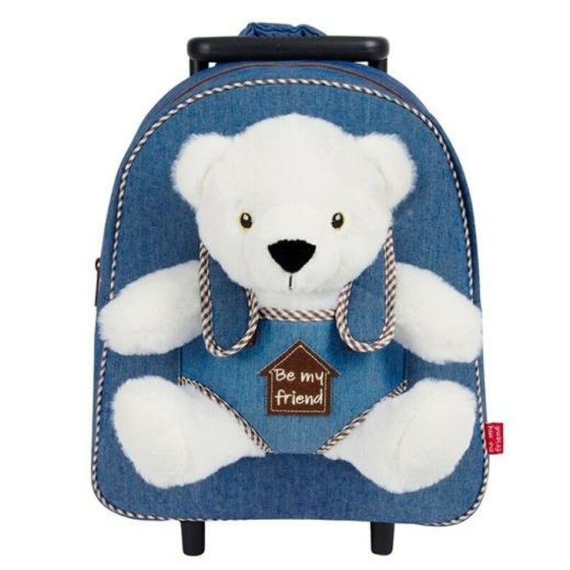 Mochila Escolar con Ruedas Perletti Perry 38 x 28 x 11 cm Oso polar Mochila Escolar con Ruedas Perletti Perry 38 x 28 x 11 cm Oso polar