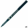 Boligrafo de tinta líquida Pilot V-7 Hi-Tecpoint Negro 0,5 mm (12 Unidades)