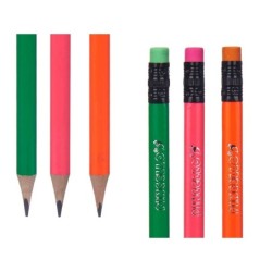 Set de Lápices Pincello 477 Azul Rojo Verde Naranja Sacapuntas Goma de borrar (12 Unidades)