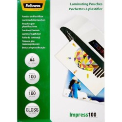 Fundas de plastificar Fellowes 5351111 Transparente A4 Plastificadora (100 Unidades)