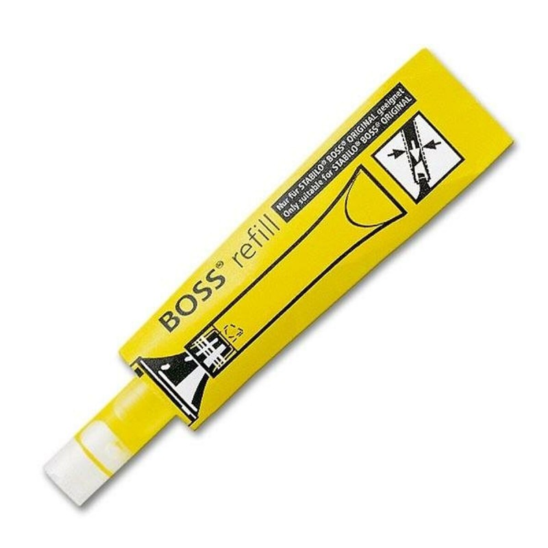Tinta de recarga Stabilo Boss Marcador Fluorescente Amarillo 20 Piezas Tinta de recarga Stabilo Boss Marcador Fluorescente Amarillo 20 Piezas