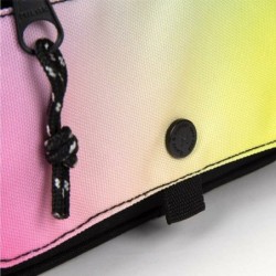 Estuche Escolar Milan Sunset Negro 13 x 24 x 10 cm