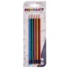 Set de Lápices Pincello 473 Amarillo Azul Verde Multicolor Naranja Rayas (12 Unidades)