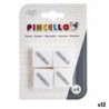 Set de Gomas de Borrar Pincello 486 Blanco (12 Unidades)