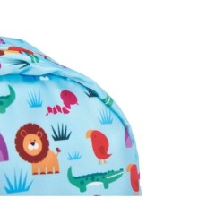 Mochila Escolar Pincello 587 Multicolor 28 x 12 x 22 cm Animales (12 Unidades)