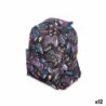 Mochila Escolar Pincello Games Multicolor 28 x 12 x 22 cm (12 Unidades)
