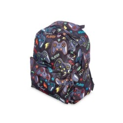 Mochila Escolar Pincello Games Multicolor 28 x 12 x 22 cm (12 Unidades)