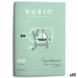 Cuaderno de escritura y caligrafía Rubio N10 A5 Español 20 Hojas (10 Unidades)