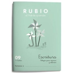 Cuaderno de escritura y caligrafía Rubio N09 A5 Español (10 Unidades)