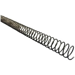 Espirales para Encuadernar Yosan 5:1 Negro Metal Ø 10 mm 100 Unidades