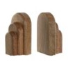 Sujetalibros Home ESPRIT Natural Madera de mango