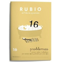 Cuaderno de matemáticas Rubio N 16 A5 Español 20 Hojas (10 Unidades)