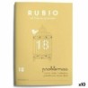 Cuaderno de matemáticas Rubio N 18 A5 Español 20 Hojas (10 Unidades)