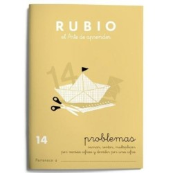 Cuaderno de matemáticas Rubio N 14 A5 Español 20 Hojas (10 Unidades)