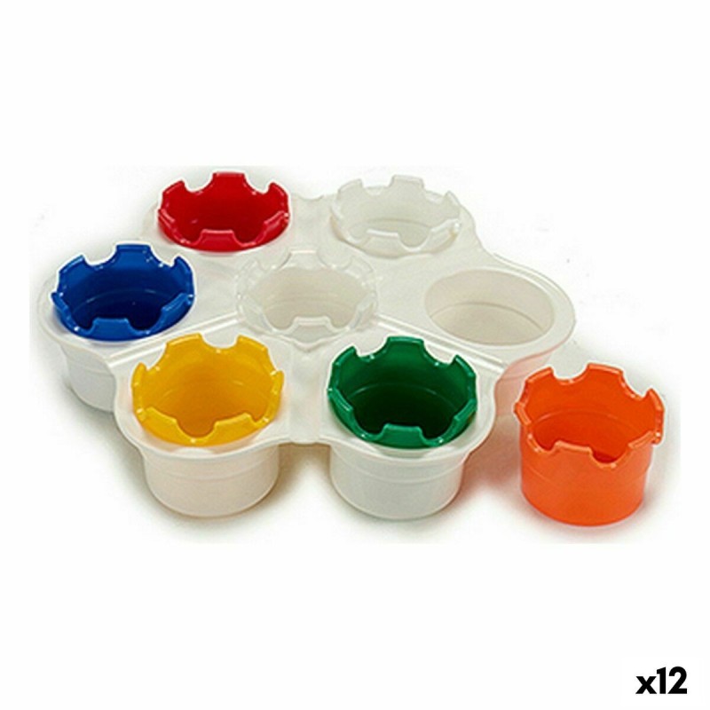 Paleta Pincello FSP001 Multicolor Plástico 23 x 6 x 25 cm Pintura de Dedos (12 Unidades)