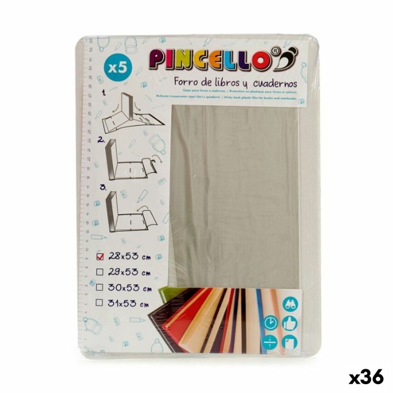 Forro Adhesivo para Libros Pincello 1805001 Transparente