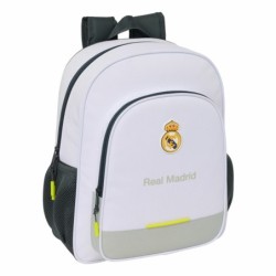 Mochila Escolar Real Madrid C.F. Blanco 32 x 38 x 12 cm
