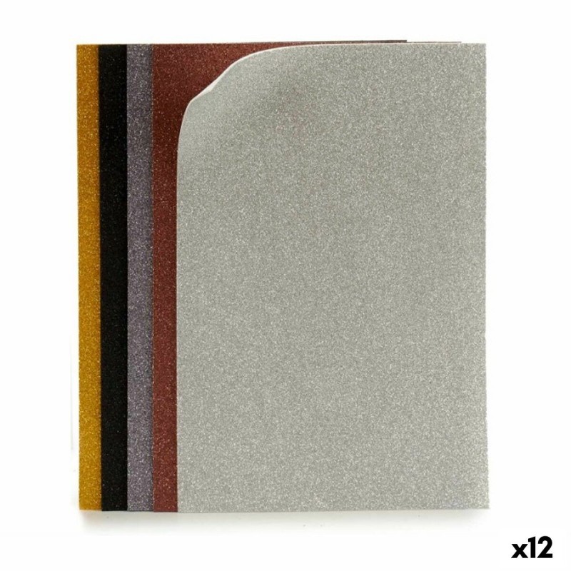 Goma Eva Pincello 1804053 Multicolor 65 x 0,2 x 45 cm Purpurina (12 Unidades) Goma Eva Pincello 1804053 Multicolor 65 x 0,2 x 45 cm Purpurina (12 Unidades)
