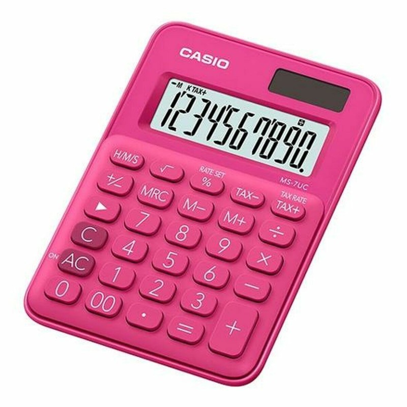 Calculadora Casio MS-7UC-RD Rojo Calculadora Casio MS-7UC-RD Rojo