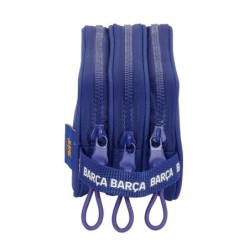 Portatodo Doble F.C. Barcelona Rojo Azul marino 21 x 8.5 x 7 cm