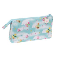 Portatodo Doble Gabby's Dollhouse Azul 22 x 12 x 3 cm
