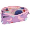 Estuche Escolar Milan Animals Violeta 22 x 12 x 4 cm