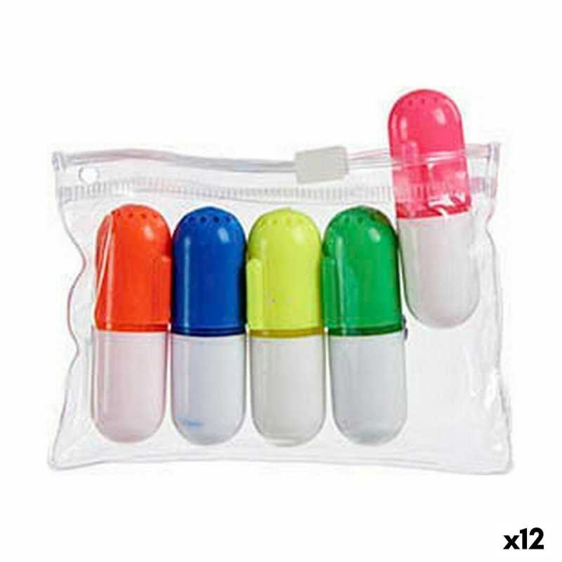 Set de Marcadores Fluorescentes Pincello Estuche (12 Unidades) Set de Marcadores Fluorescentes Pincello Estuche (12 Unidades)