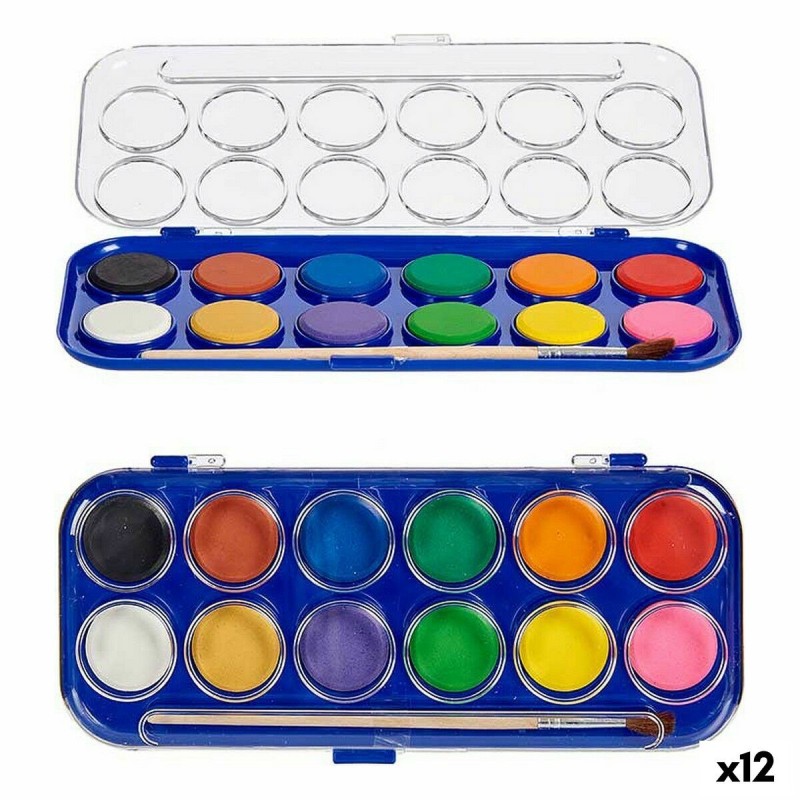 Acuarelas Pincello 45933 12 colores (12 Unidades) Acuarelas Pincello 45933 12 colores (12 Unidades)