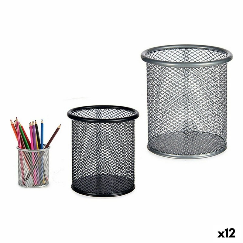 Portalápices Pincello 1711195 Negro Metal (12 Unidades) Portalápices Pincello 1711195 Negro Metal (12 Unidades)