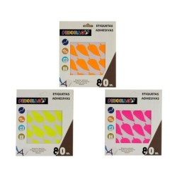 Etiquetas adhesivas Pincello 1711091 22 x 49 mm Hojas (12 Unidades)