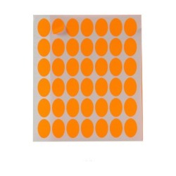 Etiquetas adhesivas Pincello 1711089 17 x 24 mm Ovalado (12 Unidades)