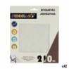 Etiquetas adhesivas Pincello 1711076 Blanco Ø 25 mm (12 Unidades)