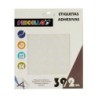 Etiquetas adhesivas Pincello 1711075 Blanco Ø 18 mm 17 x 4 x 19,5 cm (12 Unidades)