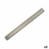 Regla Pincello AR1607007 Plateado Aluminio 0,5 x 35,5 x 4 cm (12 Unidades)